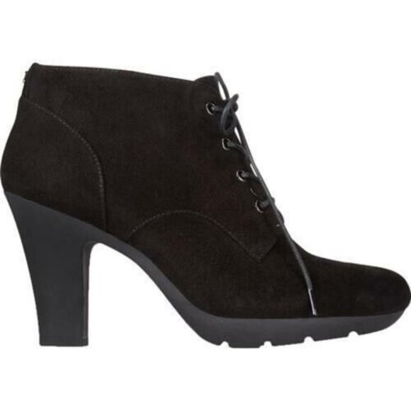 Bandolino Garett Black Suede Ankle Booties for Women - Size 9M, New in Box - Picture 8 of 9